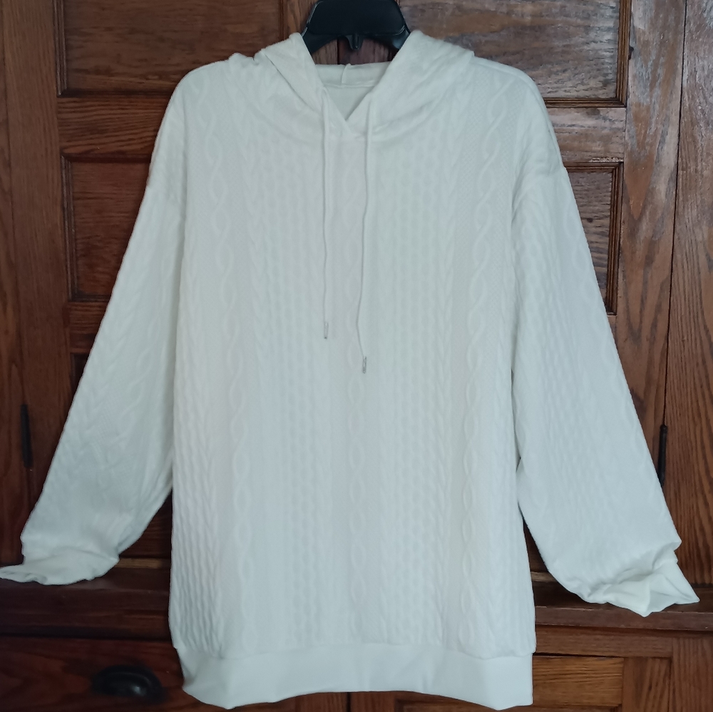 USA Plus Size Texture Sweater/Hoodie Bust up to 55"